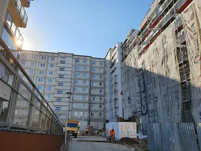 Kamart. Ocieplenia, Elewacje